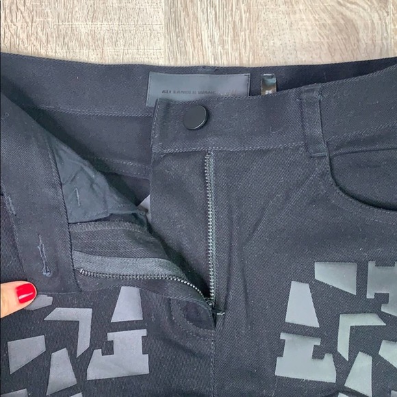 NWT Alexander Wang X H&M Diamond Cut Skinny Jeans - Picture 6 of 9